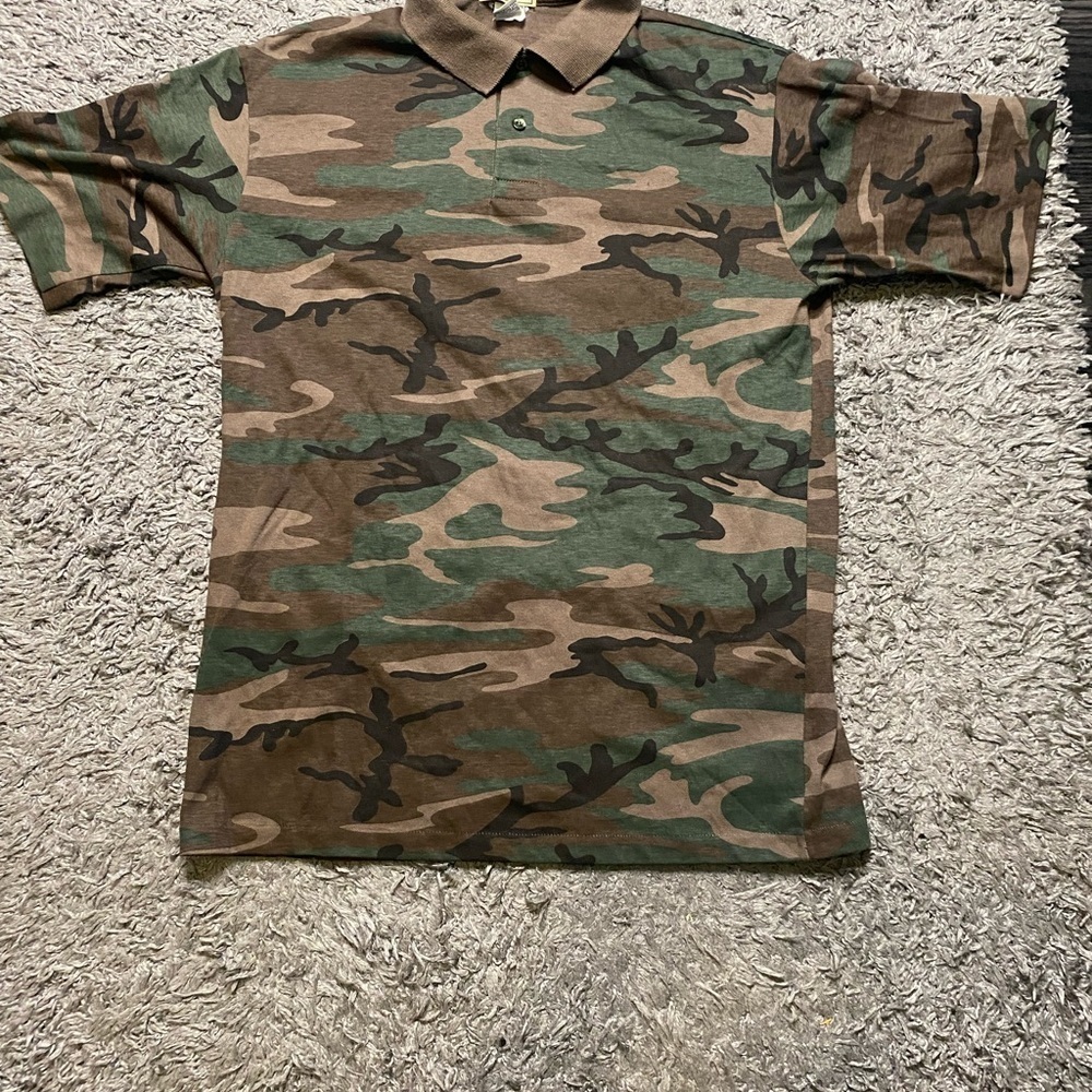 🍍L.L. BEAN CAMO POLO🍍SIZE LARGE🍍S-1